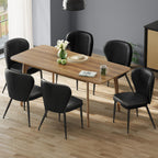 VASAGLE Dining Chairs Set of 2, Upholstered Kitchen Chairs