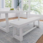 Plank+Beam Classic 72 Inch Dining Table, Rectangular, Pecan Wirebrush