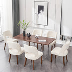 VKNOW Dining Chairs Set of 4, Fabric Dining Chairs, Green