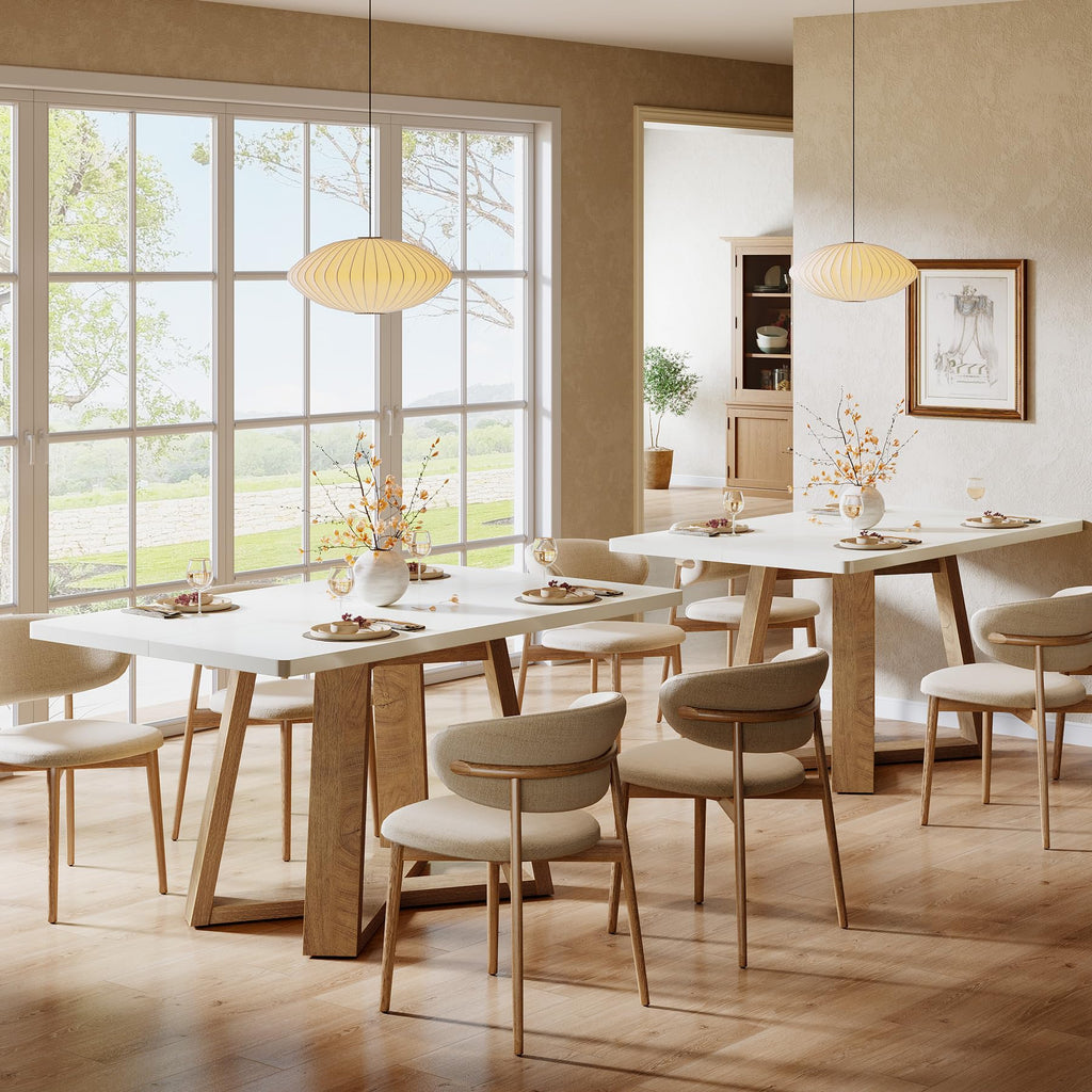 Tribesigns 47-Inch Dining Table for 4 People, Rectangular Kitchen Table