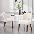 VKNOW Dining Chairs Set of 4, Fabric Dining Chairs, Green