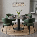 Dining Chairs Set of 4, Modern Faux Leather Kitchen Chairs