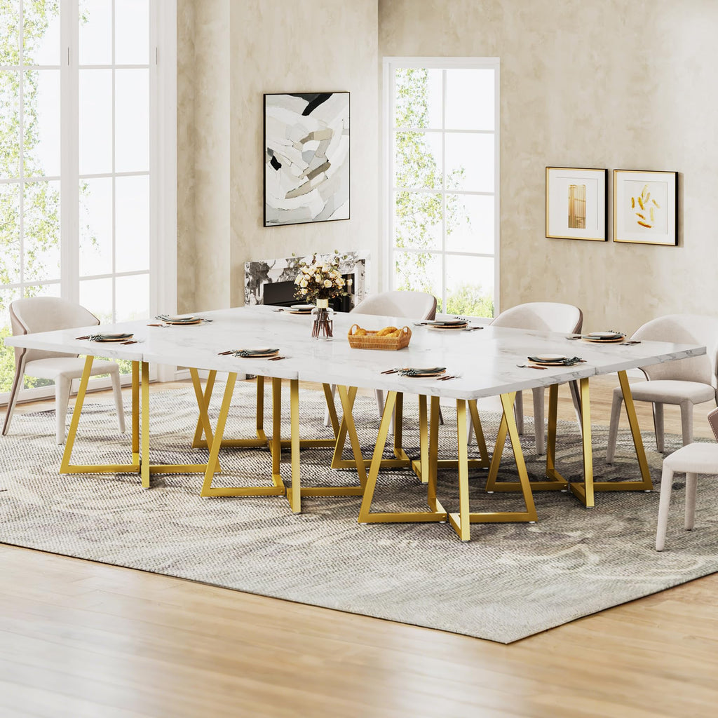 Tribesigns Square Dining Table for 2, 31.5" Industrial Dinner Table with Metal Base, Kitchen Table for Dining Room, Small Space, Apartment
