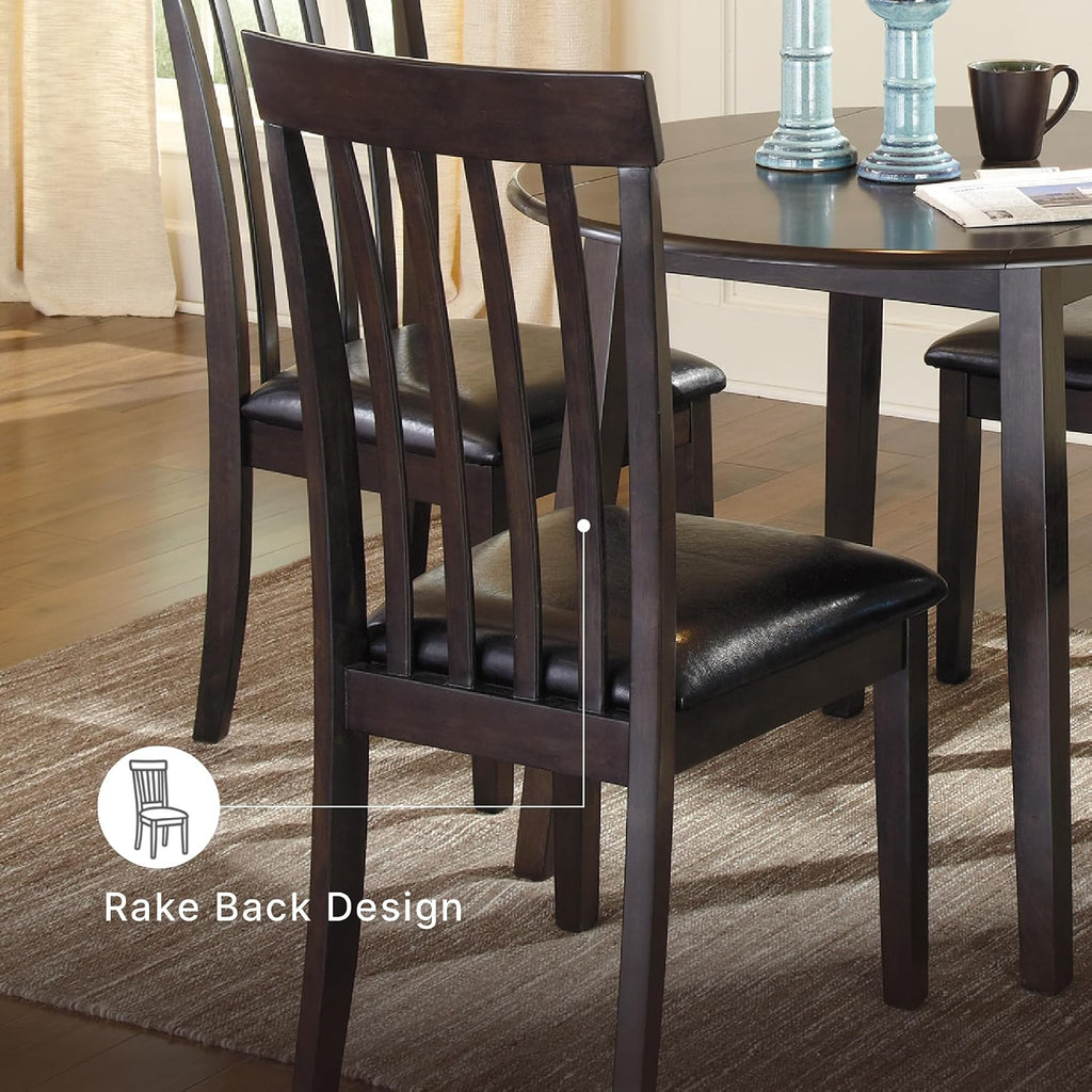 Signature Design by Ashley Hammis Dining Chair, Set of 2, Dark Brown