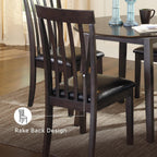Signature Design by Ashley Hammis Dining Chair, Set of 2, Dark Brown