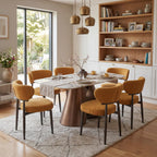 Dining Chairs Set of 4, Modern Upholstered Fabric Dining Chairs