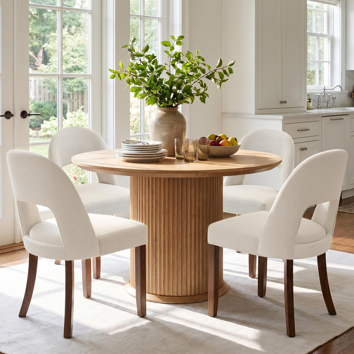 Dining Chairs Set of 4, Upholstered Kitchen & Dining Room Chairs