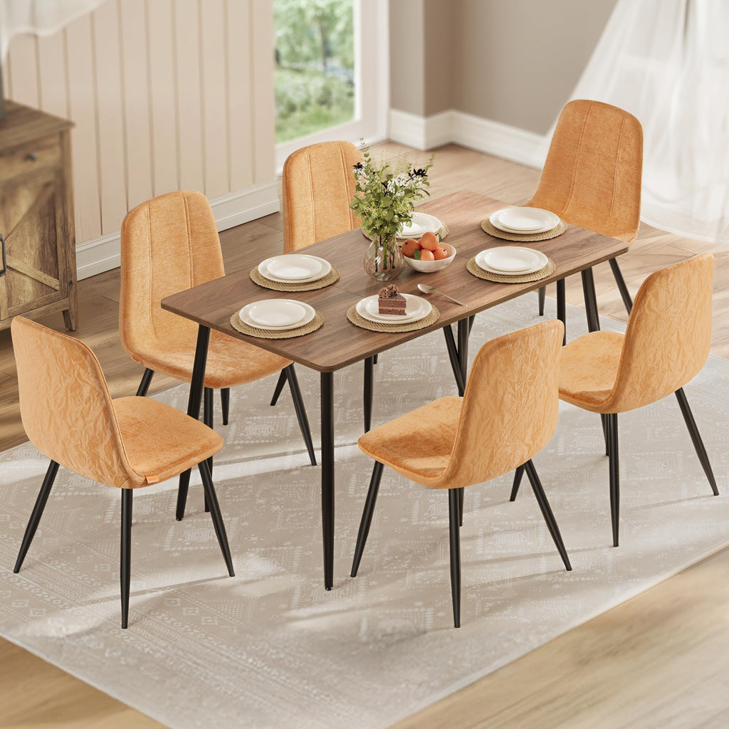 VASAGLE Dining Chairs Set of 4, Kitchen Chairs