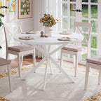 ChooChoo 47.2 Inch Round Dining Table for 4