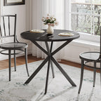 ChooChoo 47.2 Inch Round Dining Table for 4