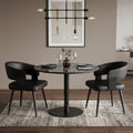 Dining Chairs Set of 4, Modern Faux Leather Kitchen Chairs