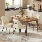 VASAGLE Dining Chairs Set of 2, Upholstered Kitchen Chairs