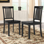 COLAMY Wooden Dining Room Chairs Set of 6, Spindle High Back Windsor Kitchen Side Chair, Farmhouse Dining Chairs for Kitchen, Dining Room, Light Brown