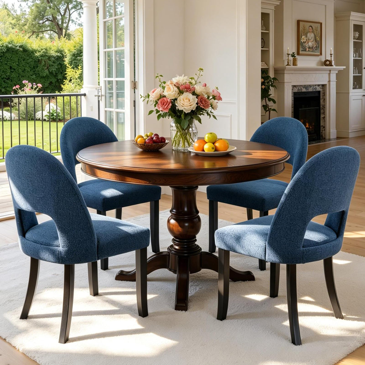 Dining Chairs Set of 4, Upholstered Kitchen & Dining Room Chairs