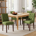 Upholstered Dining Chairs Set of 4 - Modern Parsons Chairs