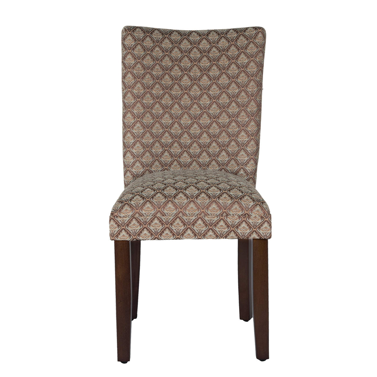 HomePop Parsons Classic Upholstered Accent Dining Chair, Set of 2, Suri Blue