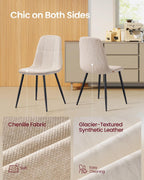 VASAGLE Dining Chairs Set of 4, Kitchen Chairs