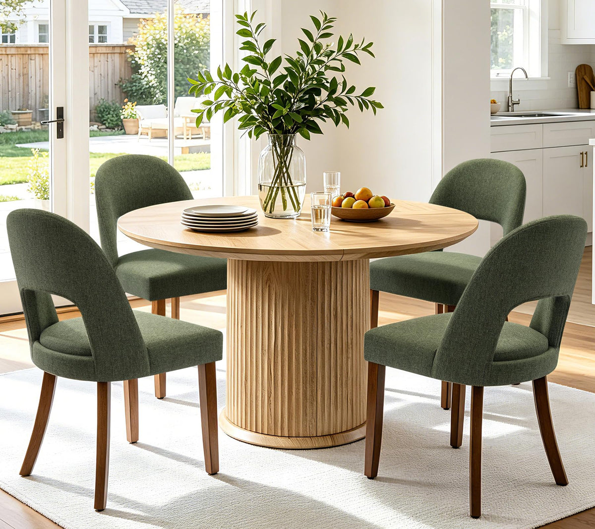 Dining Chairs Set of 4, Upholstered Kitchen & Dining Room Chairs