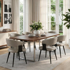 Dining Chairs Set of 4, Modern Faux Leather Kitchen Chairs