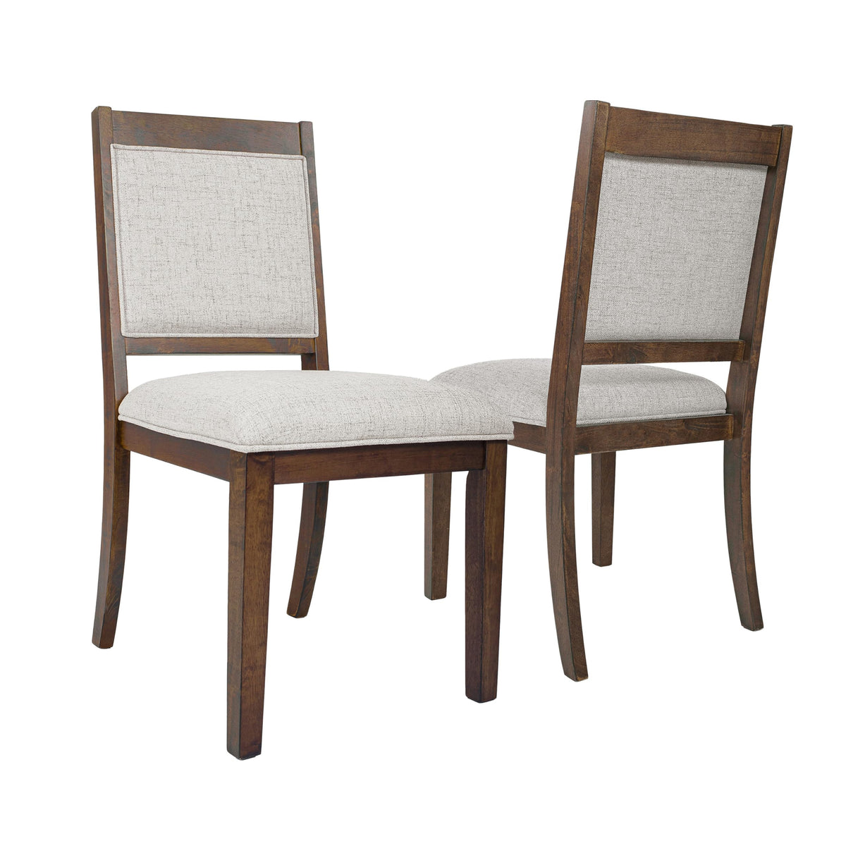 HomePop Parsons Classic Upholstered Accent Dining Chair, Set of 2, Suri Blue
