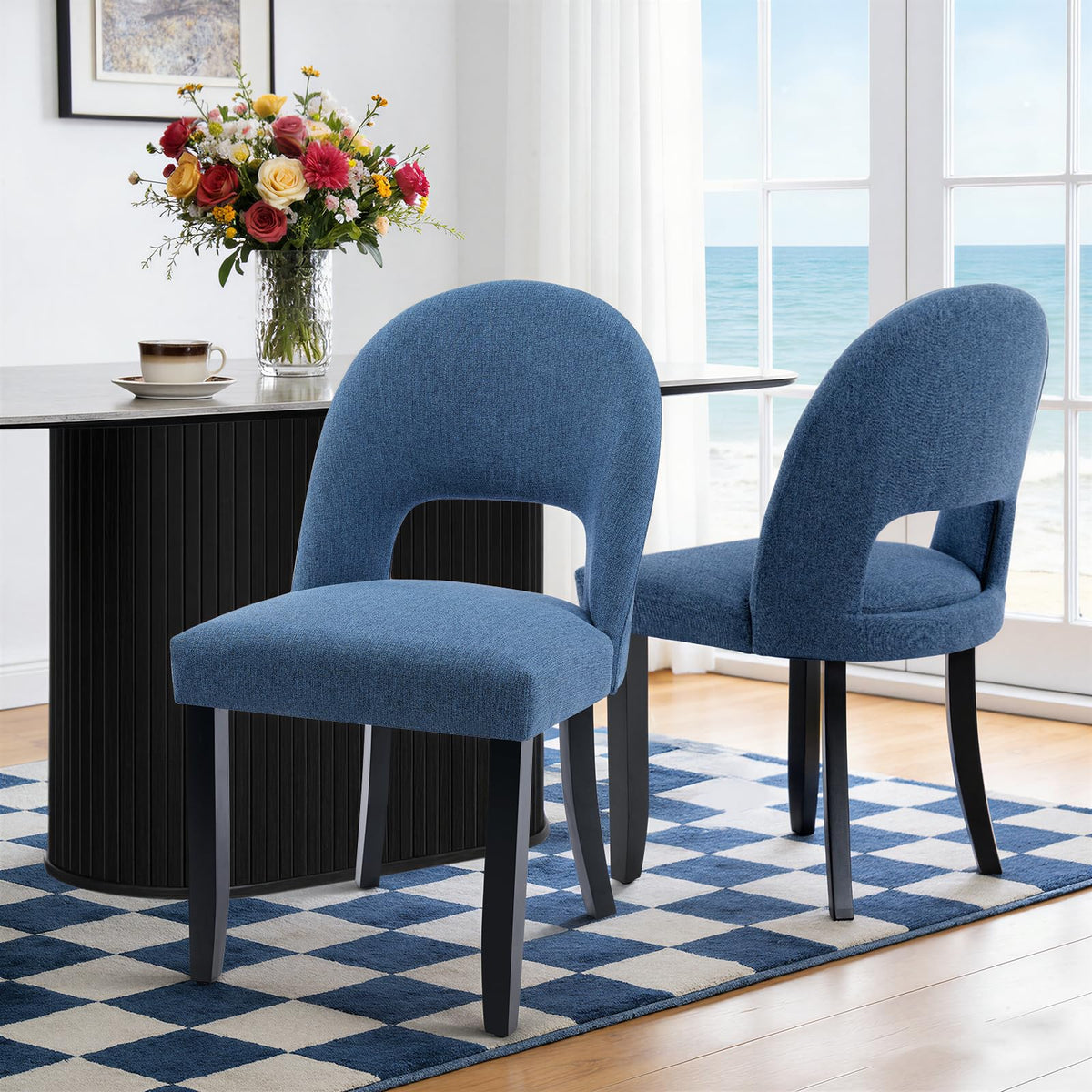 Dining Chairs Set of 4, Upholstered Kitchen & Dining Room Chairs