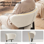 Dining Chairs Set of 4, Modern Upholstered Fabric Dining Chairs