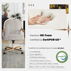 Chromcraft Bailey 4pc Swivel Kitchen Dining Chair - Light Sand-Chestnut