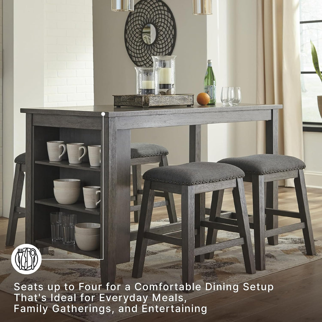Signature Design by Ashley Caitbrook Counter Height Dining Table, Gray