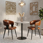 Dining Chairs Set of 4, Modern Faux Leather Kitchen Chairs