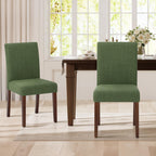 MALOL Upholstered Dining Chairs Set of 4, Fabric Dining Room Chairs, Modern Wooden Dining Chair, Kitchen Side Chairs, Farmhouse Dinner Chair with High Back for Kitchen, Beige