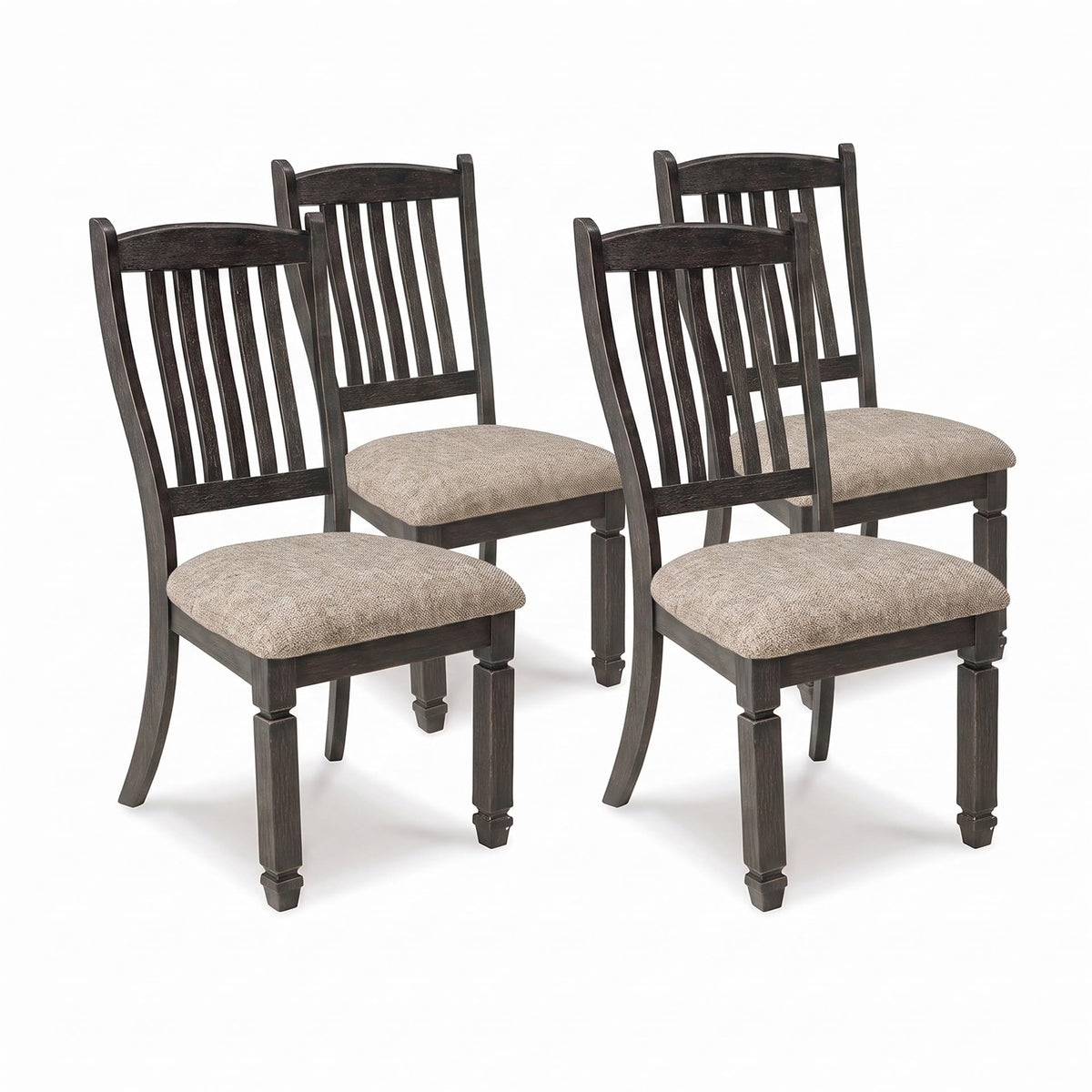 Signature Design by Ashley Berringer Wood Dining Chairs Set of 2, Brown