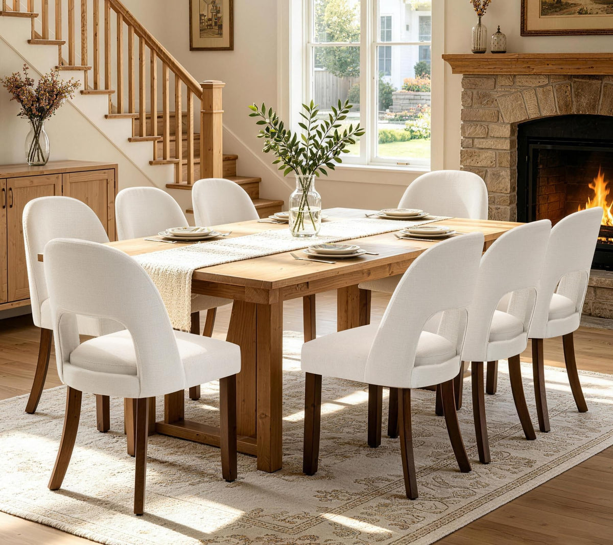Dining Chairs Set of 4, Upholstered Kitchen & Dining Room Chairs