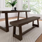 Plank+Beam Classic 72 Inch Dining Table, Rectangular, Pecan Wirebrush