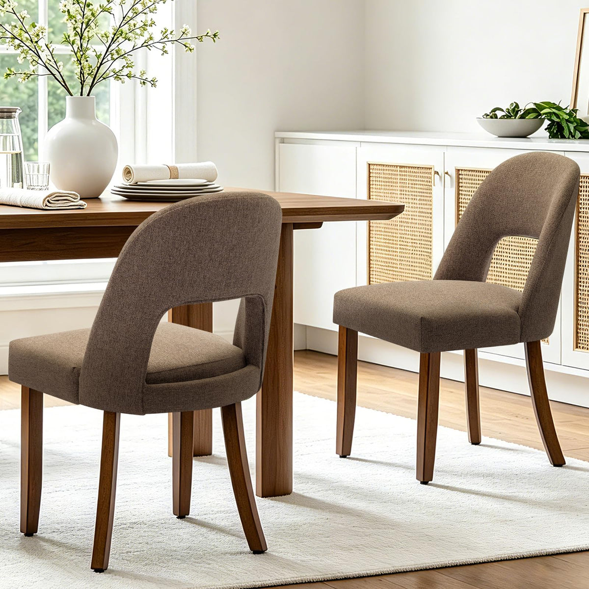 Dining Chairs Set of 4, Upholstered Kitchen & Dining Room Chairs