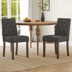 Upholstered Dining Chairs Set of 4 - Modern Parsons Chairs