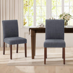 MALOL Upholstered Dining Chairs Set of 4, Fabric Dining Room Chairs, Modern Wooden Dining Chair, Kitchen Side Chairs, Farmhouse Dinner Chair with High Back for Kitchen, Beige