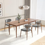 MALOL Dining Chairs Set of 4, Curved Back Kitchen Room Chairs with Metal Legs and Anti Slip Pads, Upholstered Dining Chair for Home and Restaurant, Beige