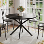 ChooChoo 47.2 Inch Round Dining Table for 4