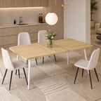 VASAGLE 70.9" Dining Table for 6-8 People, Modern Kitchen Table