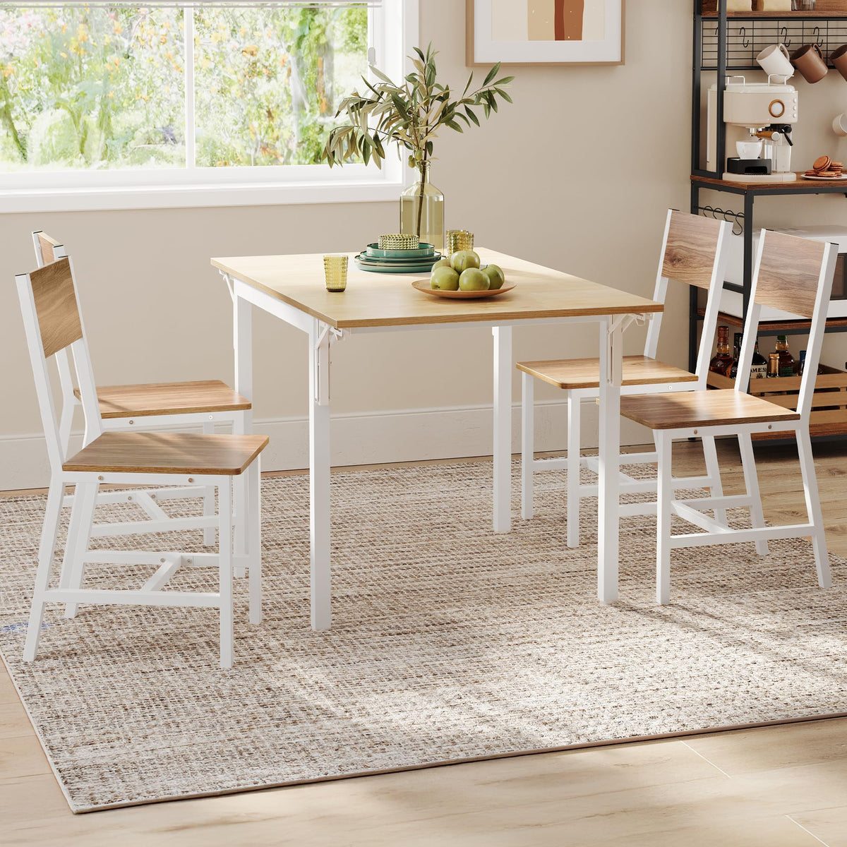 VASAGLE Dining Chair Set of 4, Kitchen Chairs