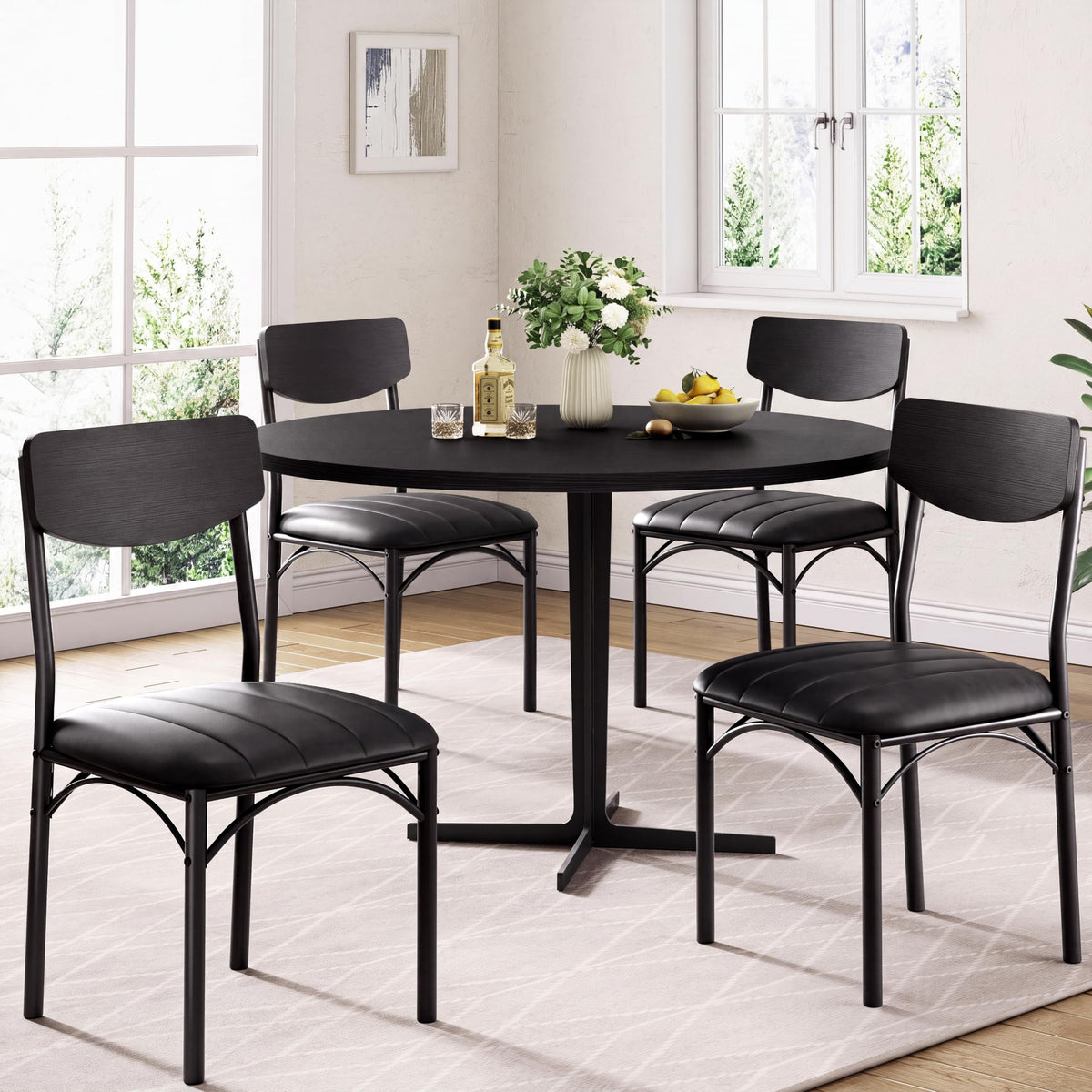 Jocoevol Dining Chairs Set of 4, Dining Room Chairs, Kitchen Chairs