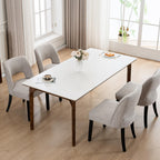 VKNOW Dining Chairs Set of 4, Fabric Dining Chairs, Green