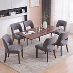 VKNOW Dining Chairs Set of 4, Fabric Dining Chairs, Green