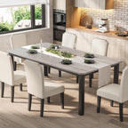 Garvee 78.7″ Dining Table for 8-10 People, Large Kitchen Table (Only Table)
