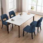 VKNOW Dining Chairs Set of 4, Fabric Dining Chairs, Green