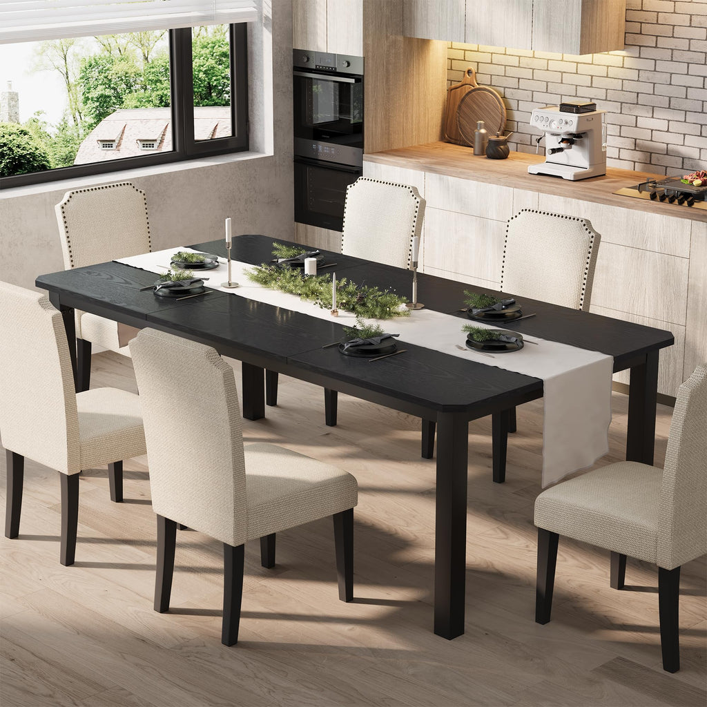 Garvee 78.7″ Dining Table for 8-10 People, Large Kitchen Table (Only Table)