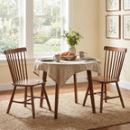 Windsor Dining Chairs Set of 6, Spindle Back Wooden Chairs