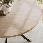 ChooChoo 47.2 Inch Round Dining Table for 4