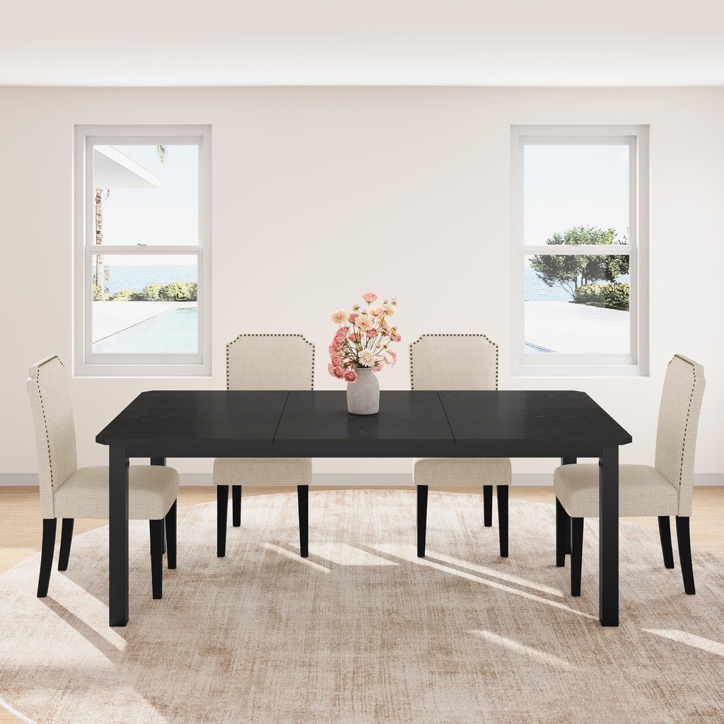 Garvee 78.7″ Dining Table for 8-10 People, Large Kitchen Table (Only Table)