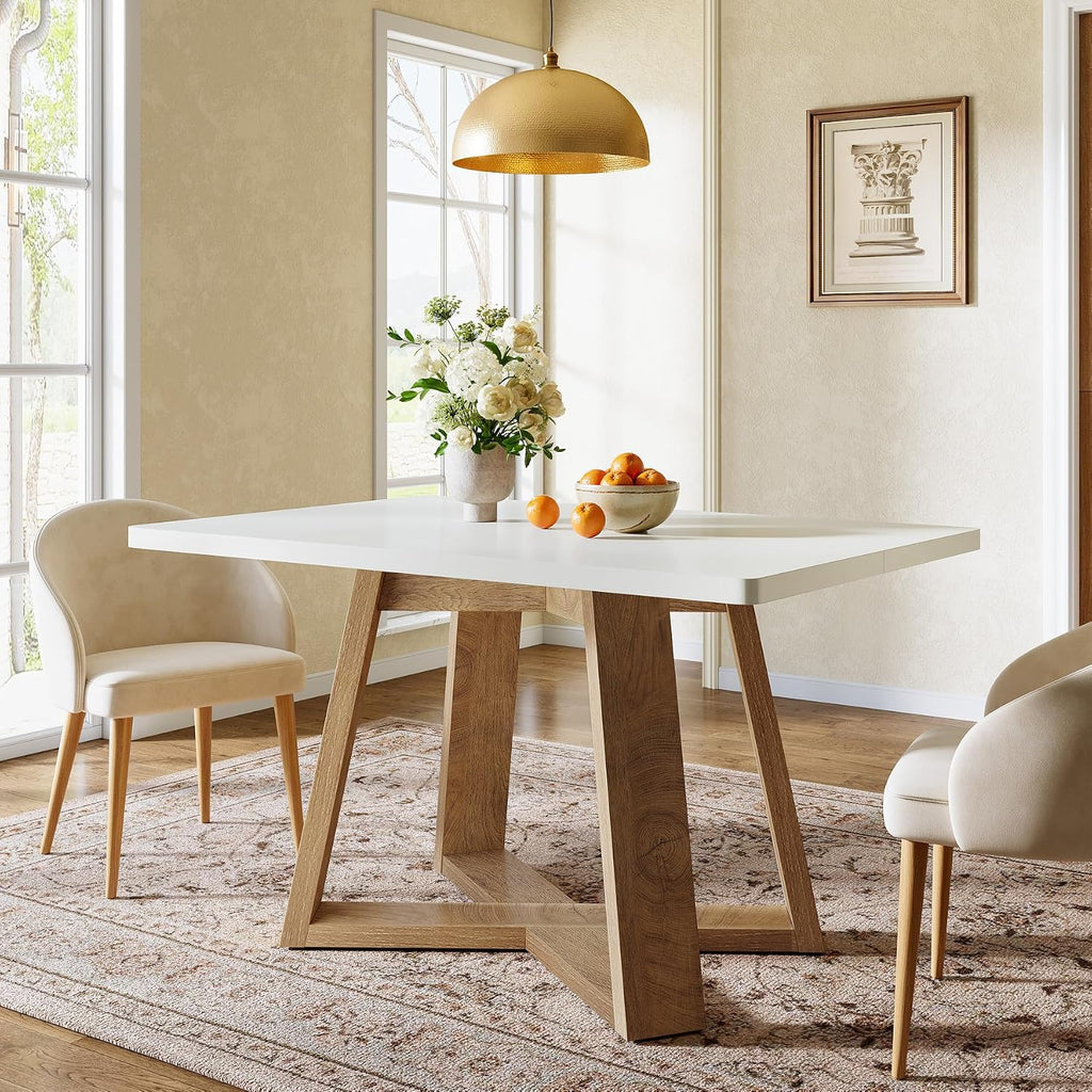 Tribesigns 47-Inch Dining Table for 4 People, Rectangular Kitchen Table